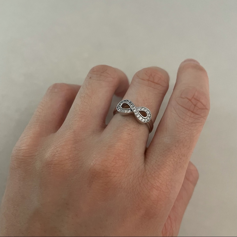 New Sterling Silver Infinity Ring - image 4